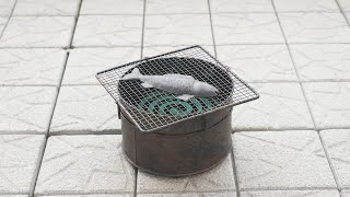 七輪で焼き魚？雰囲気のある蚊取り線香入れ「防蚊」 / Mosquito Coil Holder