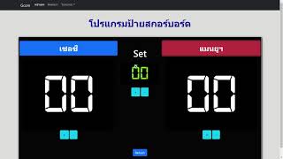 โปรแกรมป้ายสกอร์บอร์ด screenshot 4