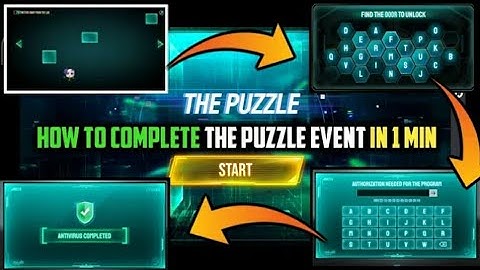 How to Complete The Puzzle Event in free fire