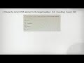 4. Choose the correct HTML element for the largest heading: ) langle h1rangle langle headingrangle l
