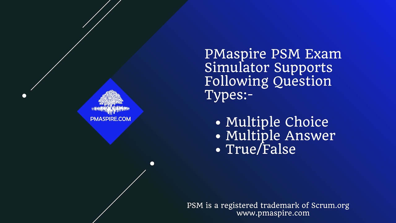 Professional Scrum Master PSM Certification Exam Simulator - YouTube