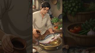 Fish 🐠🐋🐟Ghibli Style ASMR Village Ghibli#shorts #ghibli #asmr