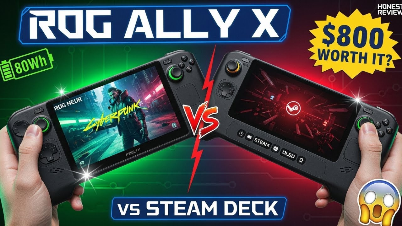 Обзор ASUS ROG Ally X: убийца Steam Deck или переоцененная модель?