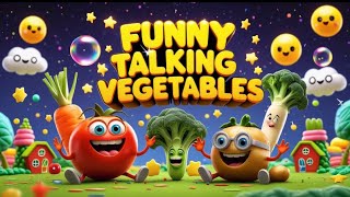 Funny Talking Vegetables - The Lost Colour Mystery - Rainbow Soup Adventure - Kids Cartoon Animation