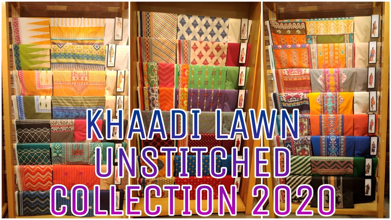 Khaadi Unstitched Summer Lawn Collection 2020