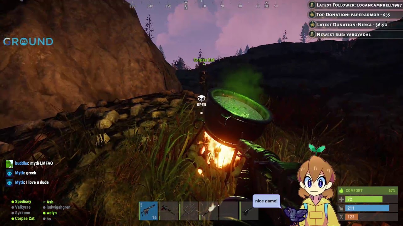 CORPSE grenades himself | OTV & Friends Rust | Ash_on_LoL plays Rust ...