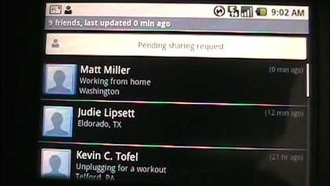 Walk around the T-Mobile G1 Android RC33 update