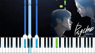 도코(DOKO) - Psycho [악의 꽃 (Flower of Evil) OST Part 1 (Piano Tutorial) Resimi