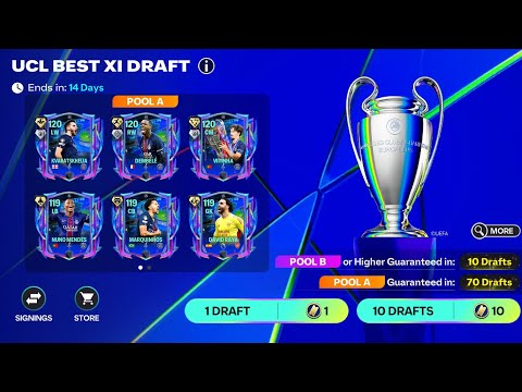 FREE 120 OVR DRAFT!! UCL BEST XI, LEAGUE REWARDS & WORLD'S GAME GUIDE FC MOBILE 26