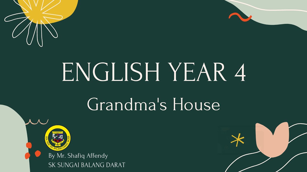 English Year 4 Grandma's House Poem YouTube