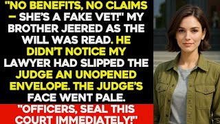 My Brother Mocked My Service In Court — Until The Judge’S Command Changed Everything...