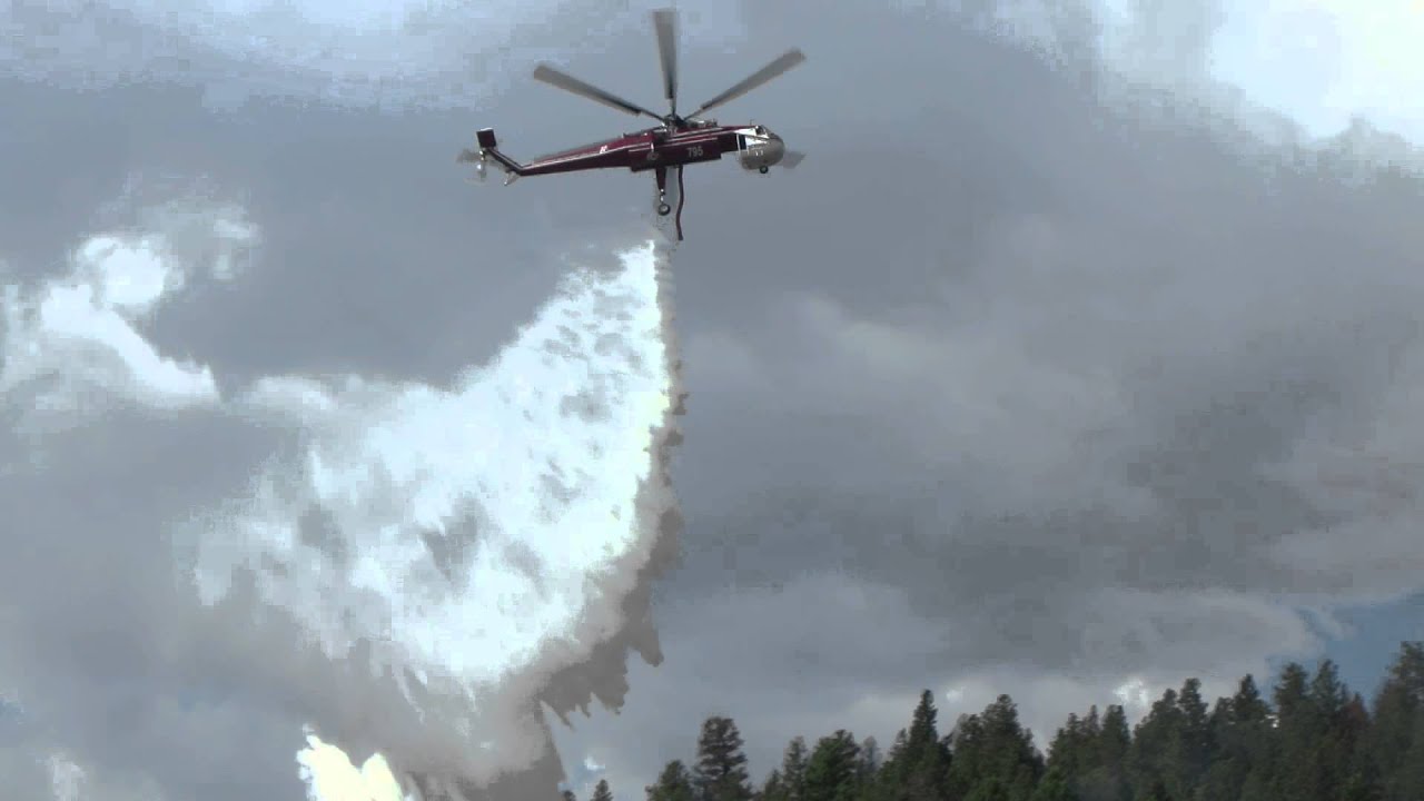 Sikorsky Skycrane Water Drop