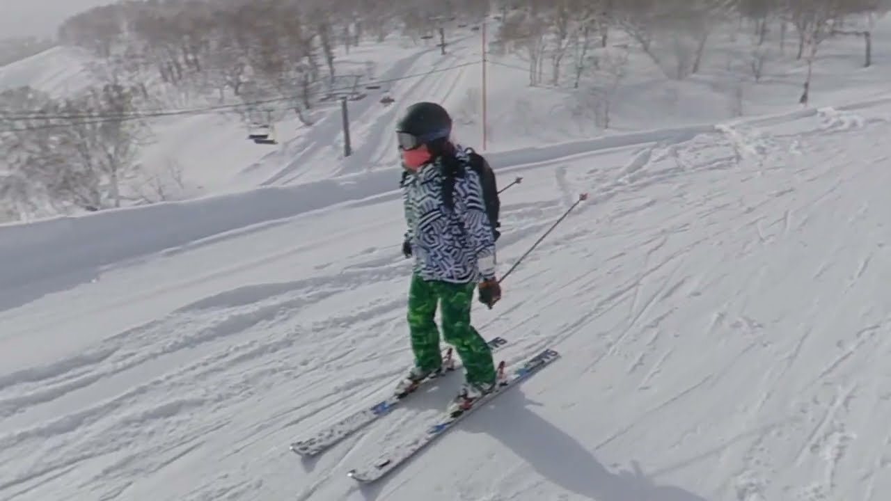 Skiing Niseko: Swinging Monkey to Hanazono #1 via Parallel Course & Park