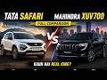 Tata Safari vs Mahindra XUV700 🔥 Full Comparison | Kaun Hai Real King? 👑