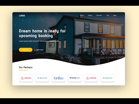 Website Landing Page Design Using HTML & CSS