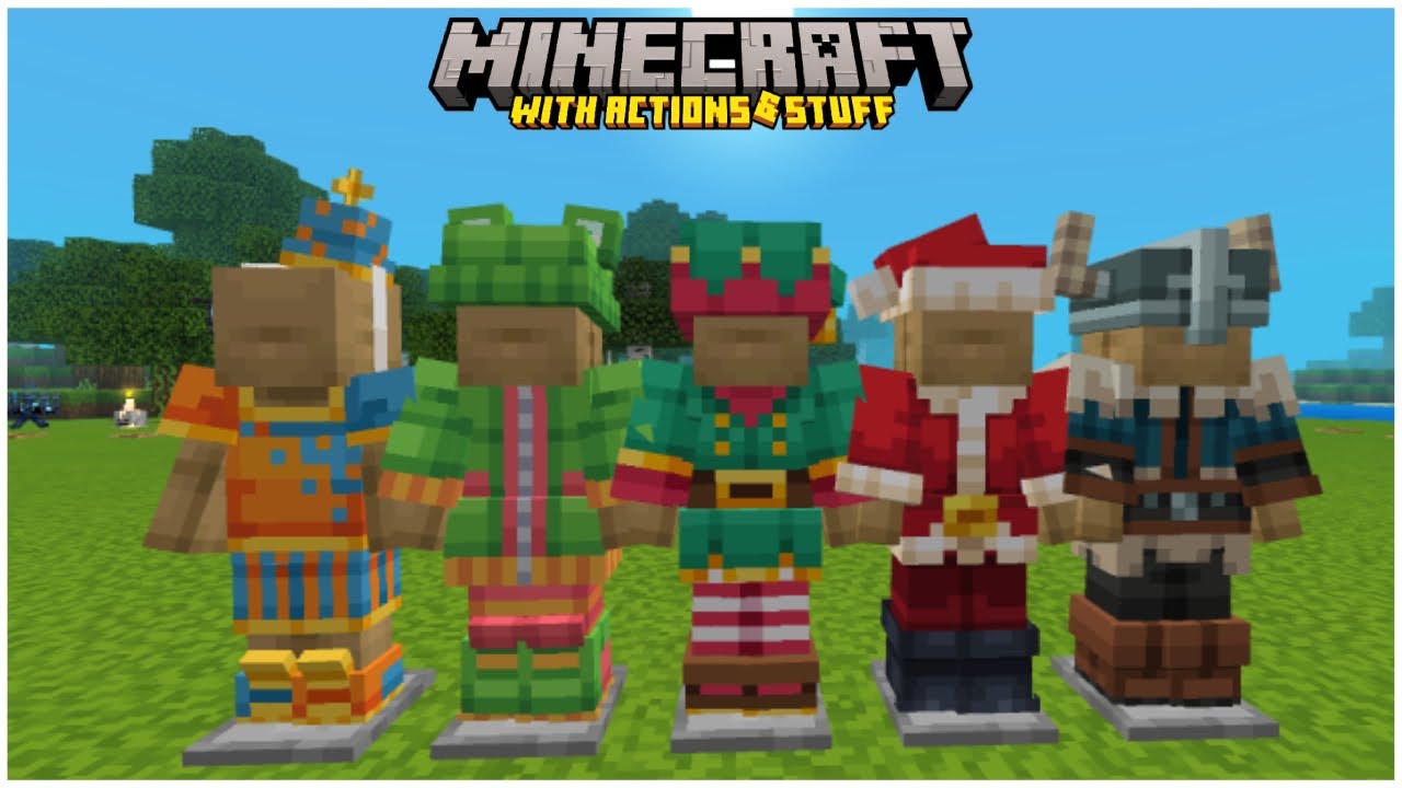 Actions & Stuff Custom Armor | Minecraft Bedrock Edition