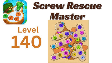Screw Rescue Master Level 140 Walkthrough 🔩🧩 | Go Answer