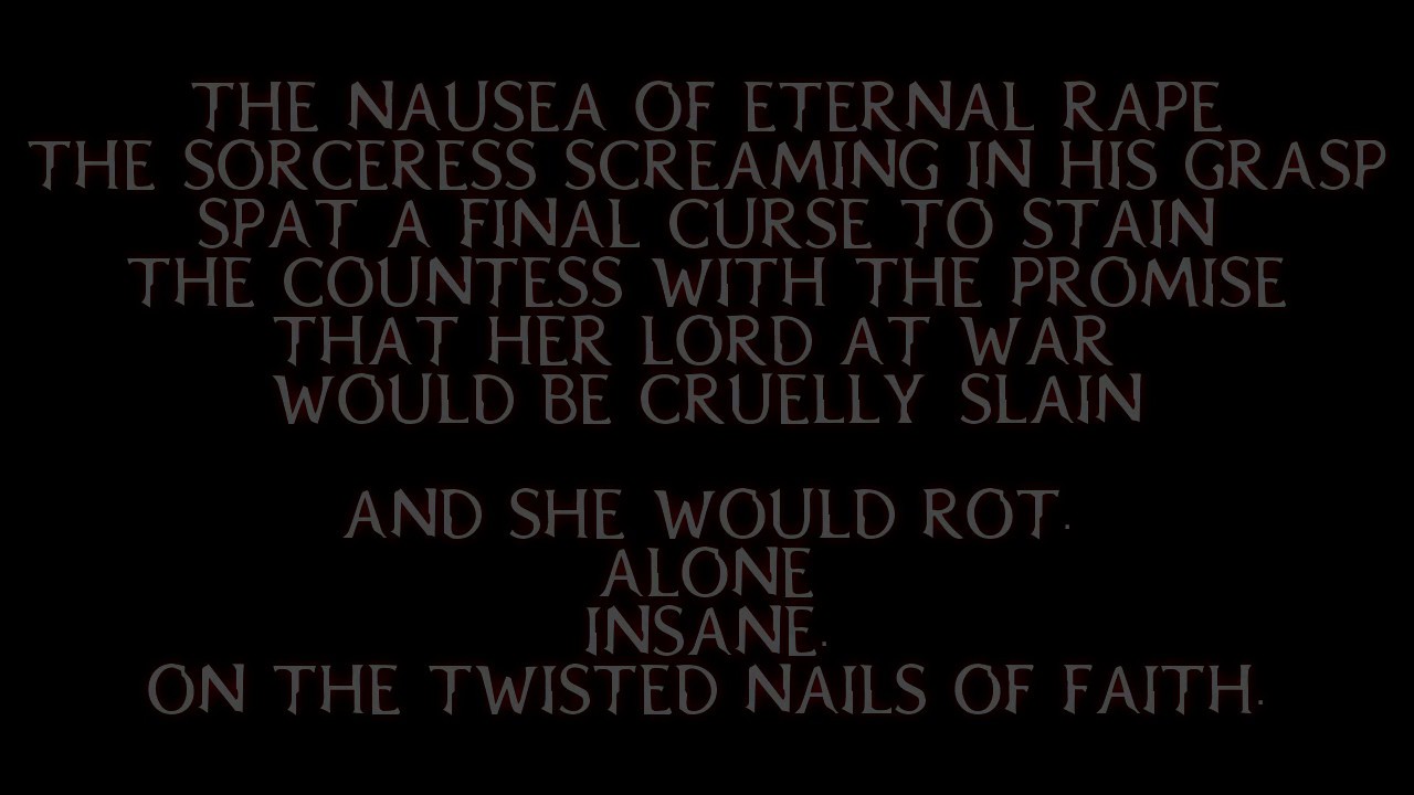 Cradle of Filth The Twisted Nails of Faith Lyrics YouTube