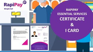 All ID FREE | Essential services certificate and I card for RaPiPay agent |