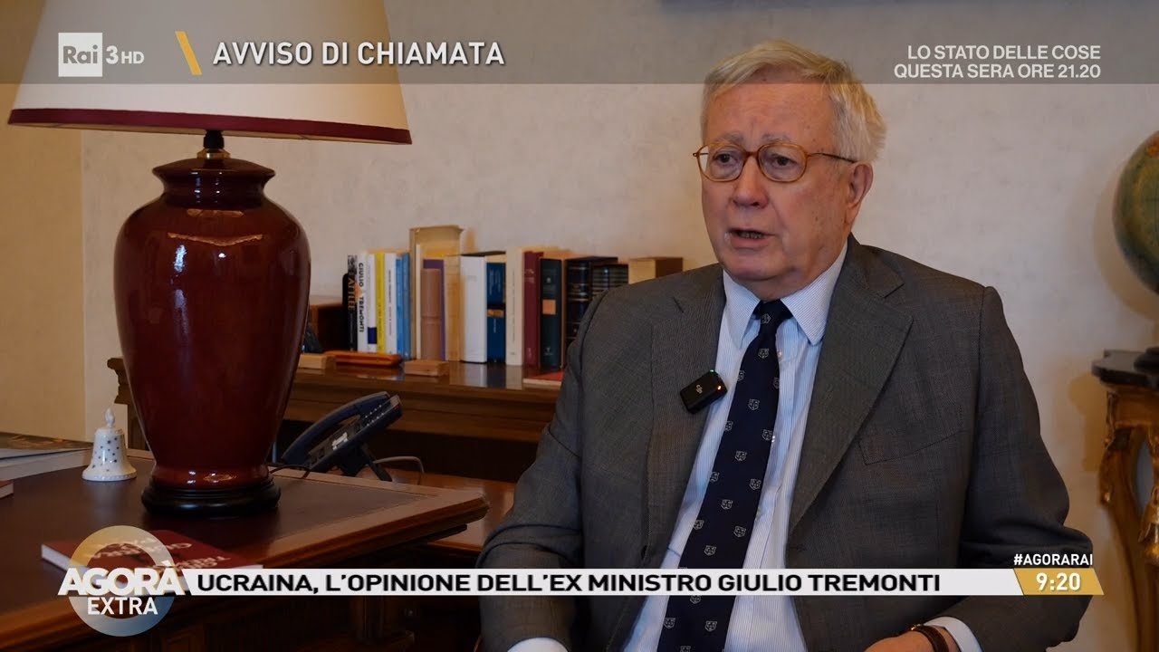 Tremonti: allargare l'UE - Agorà 17/03/2025