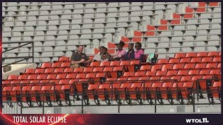 Experiencing the total eclipse: Virginia family travels to Bowling Green, last to leave the Doyt