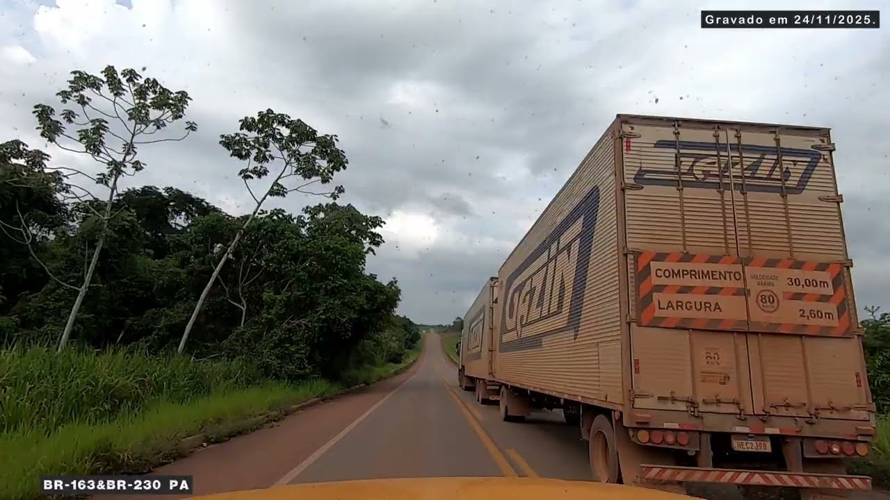 Rodovia "TRANSAMAZÔNICA"_BR-230. RURÓPOLIS/ITAITUBA-PA. Vídeo 02 de 06.