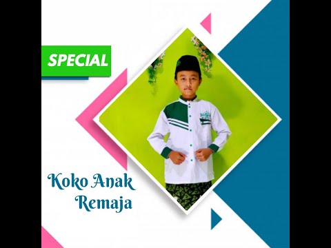 Kemeja Koko Anak Remaja SD SMP / Baju Koko NU Bordir / Koko HSN Anak Remaja Tanggung