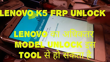 Lenovo k5 a6020a46 frp unlock