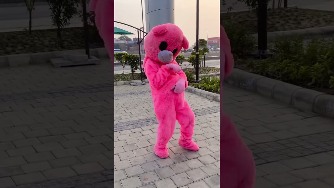 Chand wala mukhada le kar | pink teddy| Mr Comedy Racer | short video | trending | dance video |