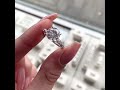 Brilliant cut diamond solitaire engagement ring with vintage style diamond shoulder details. Made bespoke at Bejouled, Glasgow. www.bejouled.co.uk