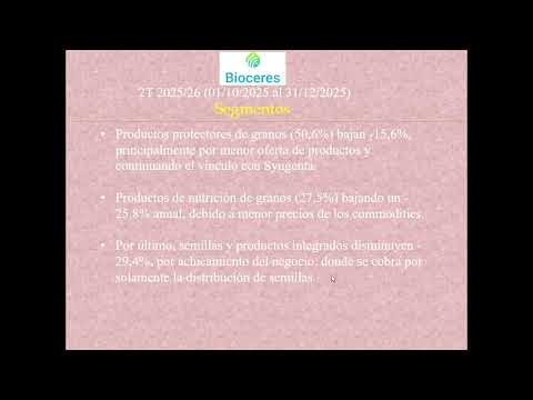 BIOX – BIOCERES CROP SOLUTIONS CORP. - 2T 2025/26