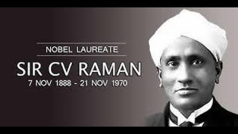 Remembering Sir CV Raman On His Birthday