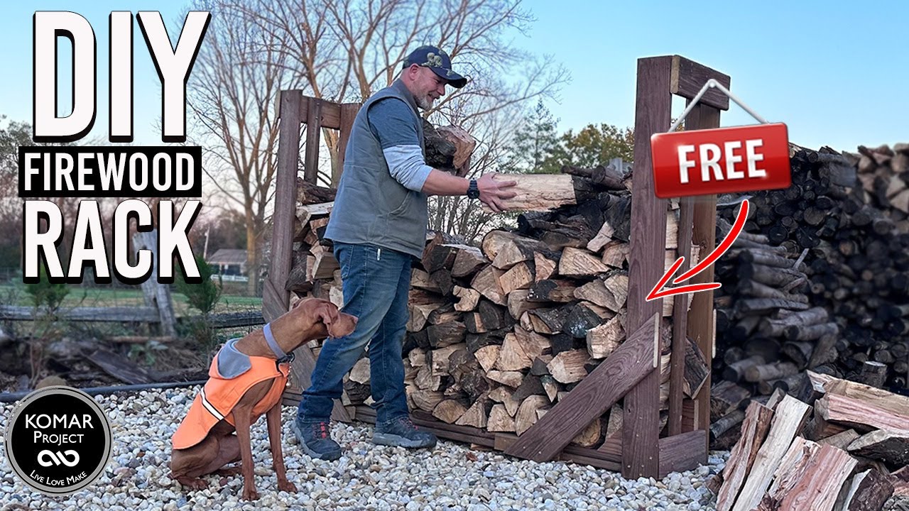 How to Build a Firewood Rack - This Old House