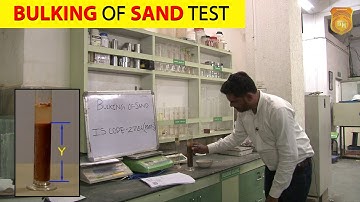 How to Perform Bulking of Sand Test in lab Step-By-Step Process | Calculate Volume of Sand