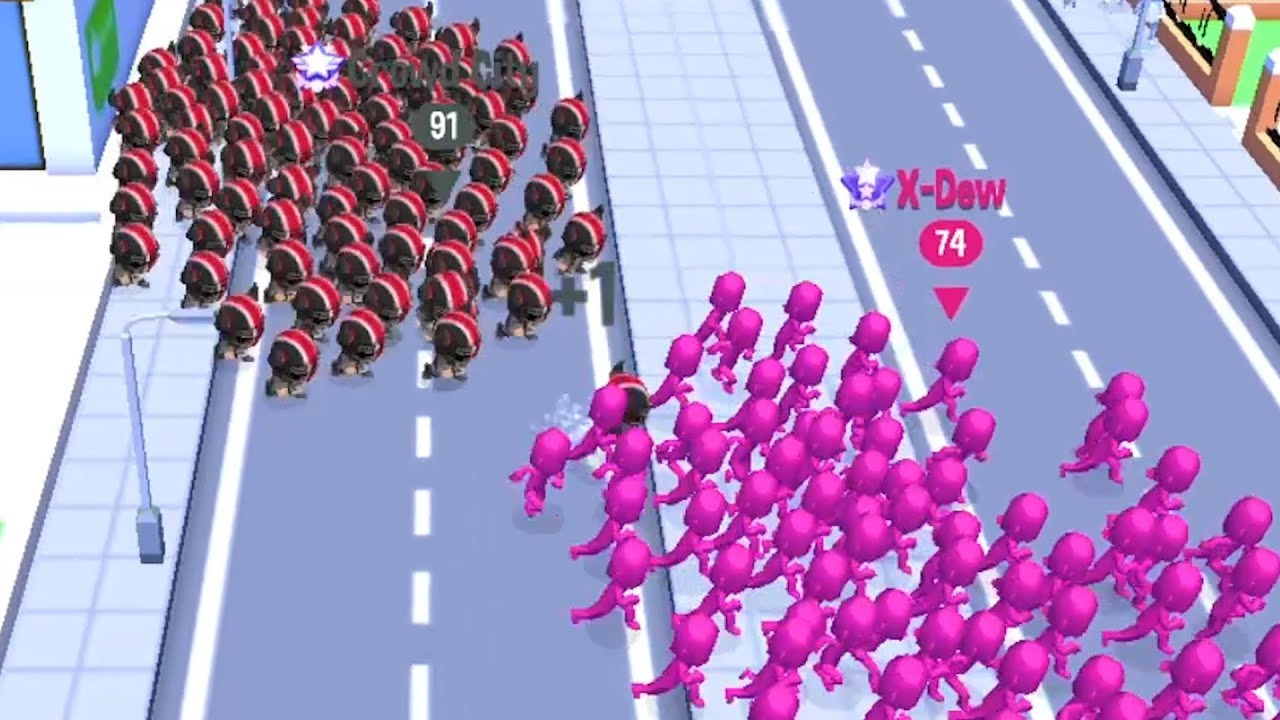 Crowd City World Record 1300+ Map Control: 100.00% 