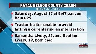 Two People Dead After Nelson County Crash