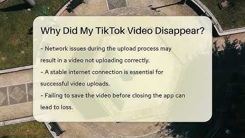 Why Did My TikTok Video Disappear? - Everyday-Networking