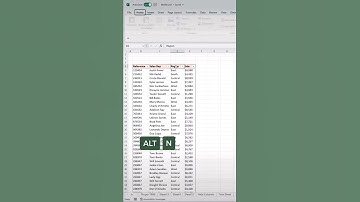 Filter data with the click of a button us #excel #shorts