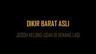 JUSOH KELONG- USAH DI KENANG LAGI