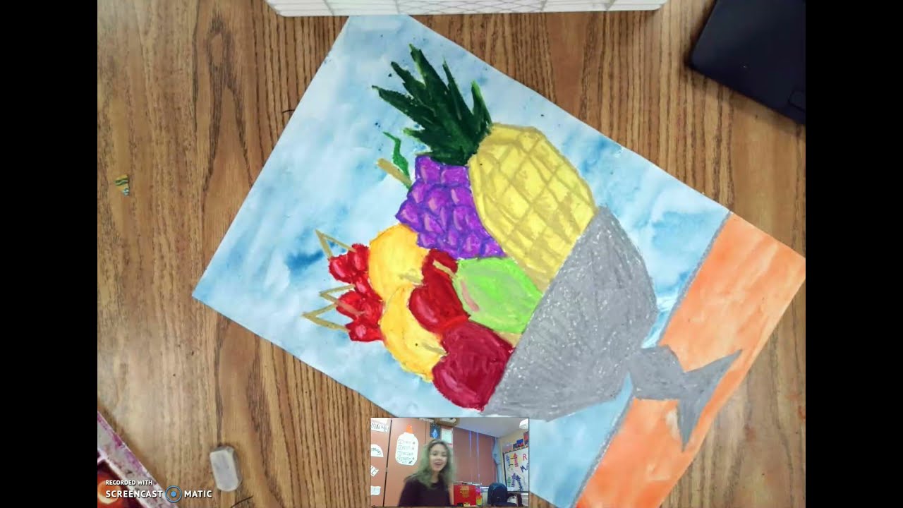 Cubist Abstract Fruit