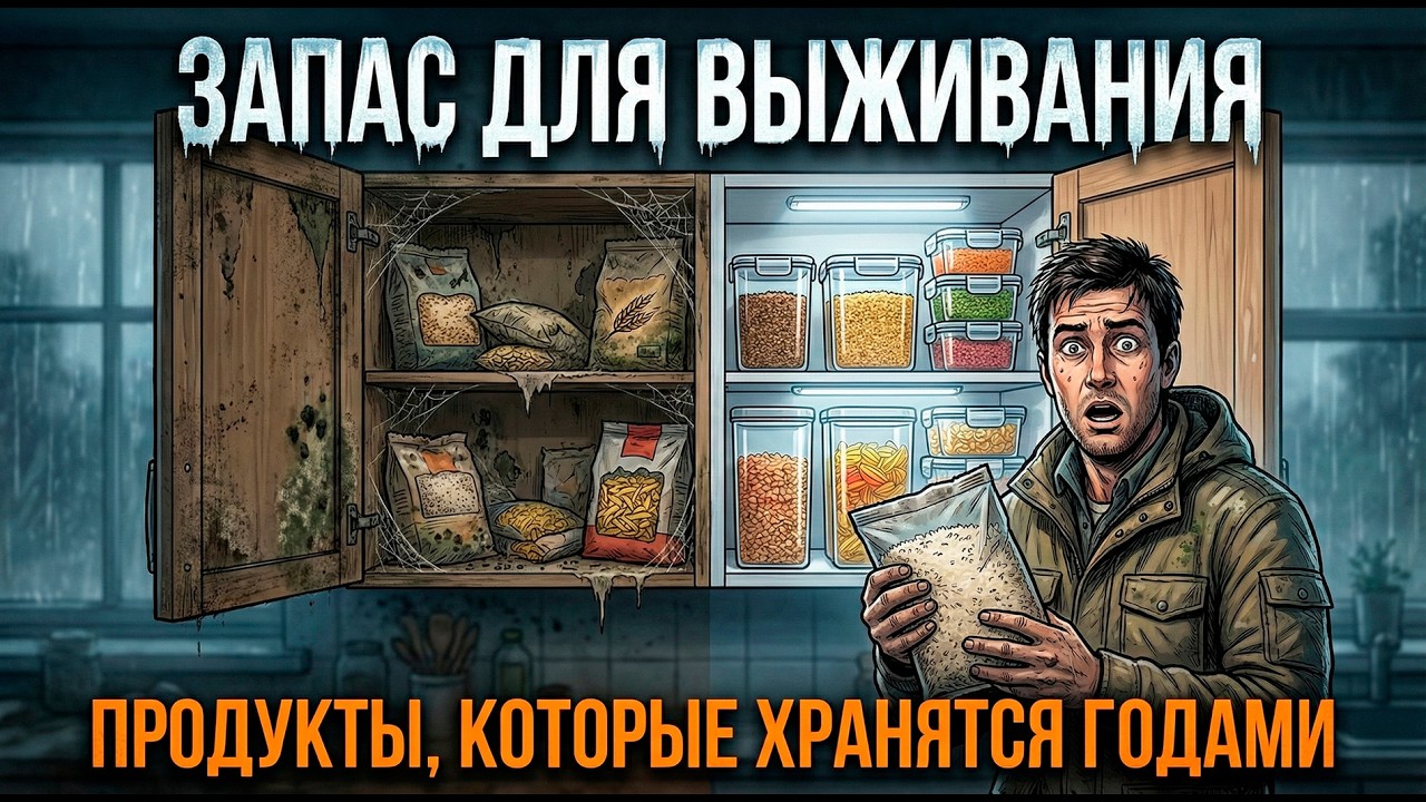 Запас для выживания: продукты, которые хранятся годами