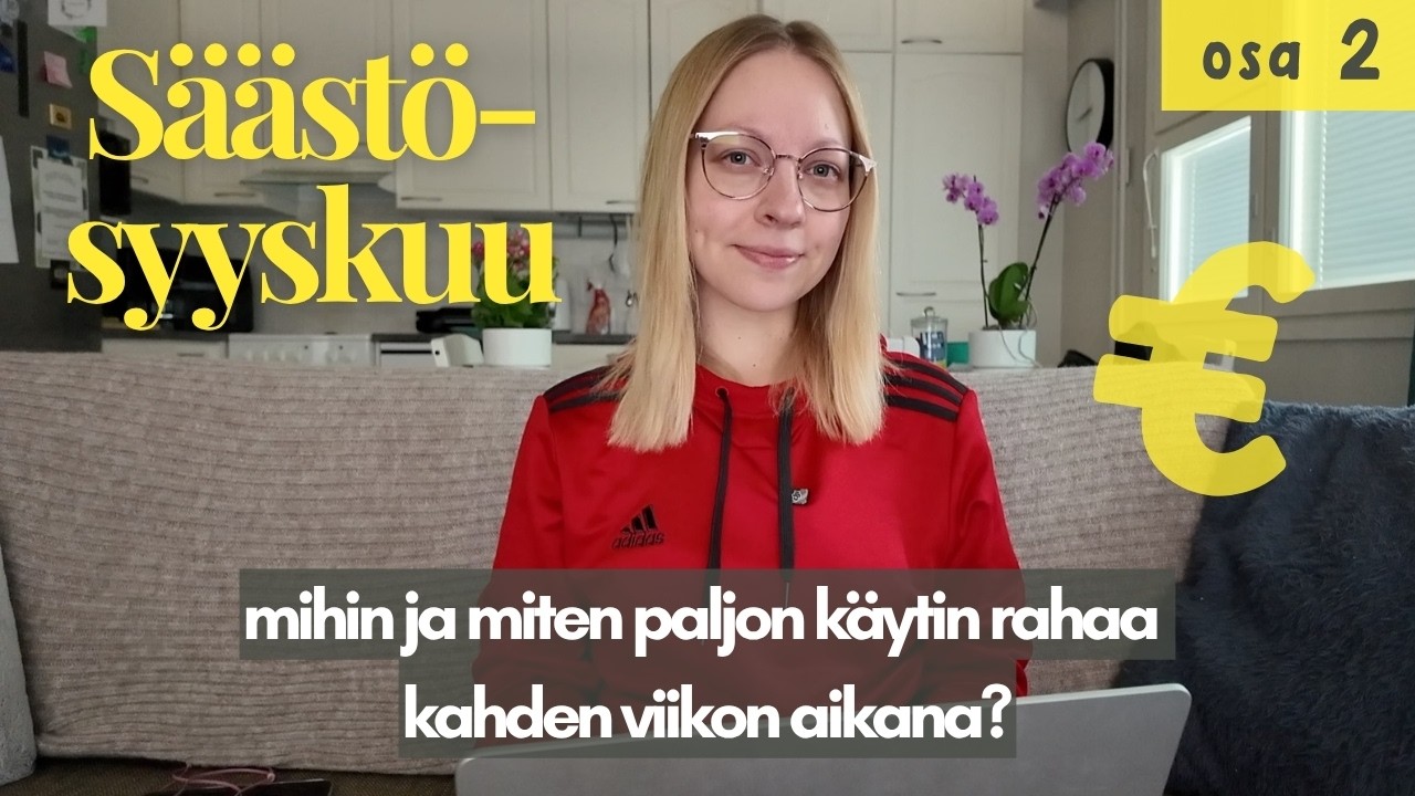 Säästösyyskuu: Puolivälin tsekkaus 💰