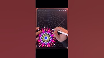 Drawing and Animating Mandala (#Shorts)