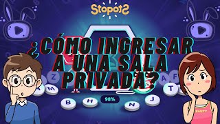 ¿Cómo ingresar a una sala privada en StopotS? ( Stop, Basta, Tutti Frutti ) || Benezzia || Gameplay