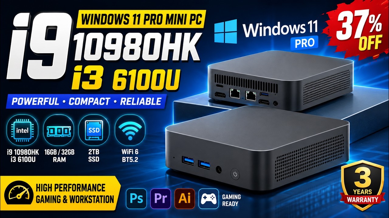 Windows 11 Pro Mini PC Review – Intel i9-10980HK, 32GB RAM, 2TB