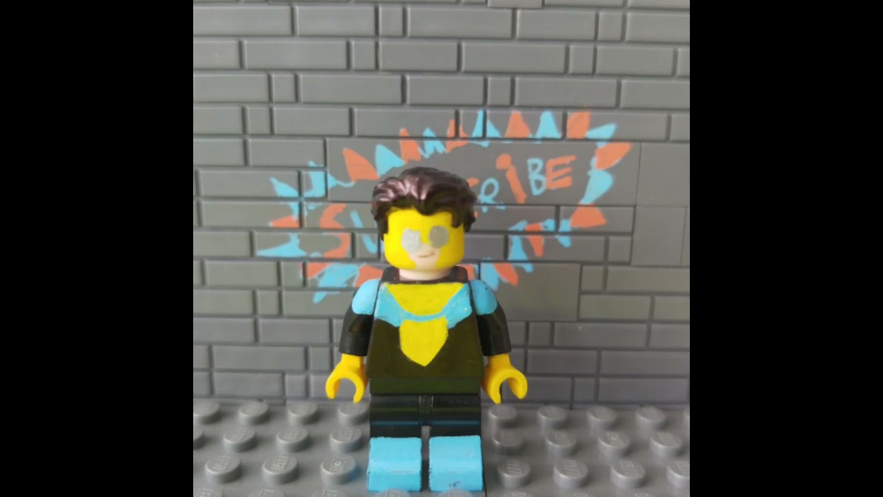 Lego Invincible & bulletproof painted custom minfigs 