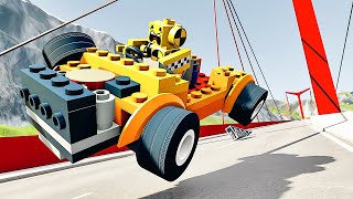 Realistic Lego Cars Vs Flip Ramp Beamng.drive