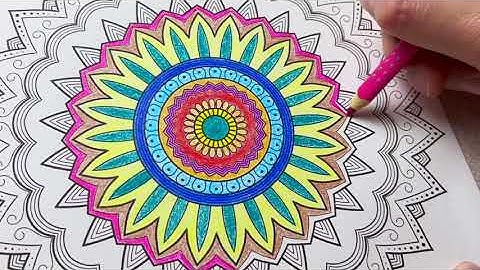 MANDALA COLORING WITH MUSIC / COLOR AND CALM
