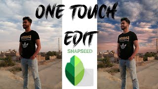 ONE TOUCH EDIT || Snapseed Editing Tutorial || Snapseed Simple Editing screenshot 5