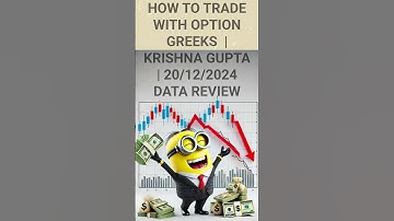 Master Option Greeks for Intraday | Excel-Python Tool | 20/12/24 Data review